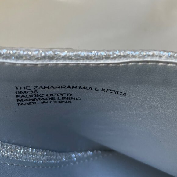 Katy Perry Zaharrah Mule in Silver, Size 6 - Picture 5 of 5